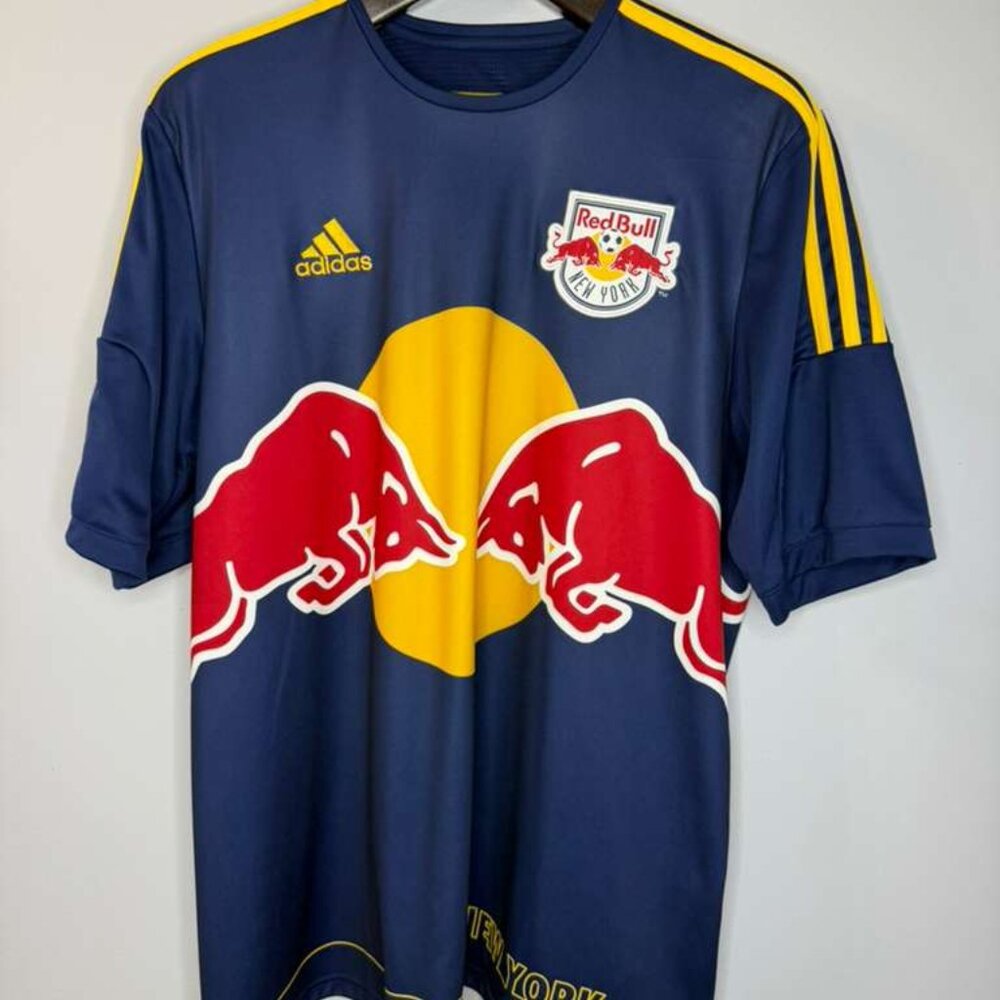 New York Red Bulls 2014 Football Shirt Soccer Jersey Blue Men’s L